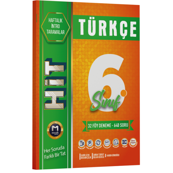 Mozaik Yayınları 6. Sınıf Türkçe HİT 32 Deneme