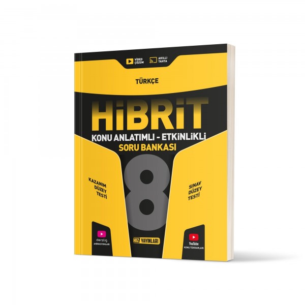 Hız Yayınları 8. Sınıf Hibirt Türkçe 
