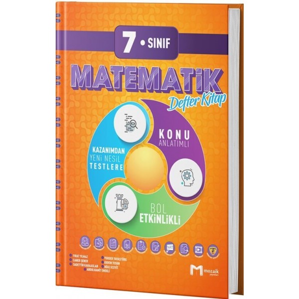 Mozaik Yayınları 7. Sınıf Matematik İntro Defter Kitap