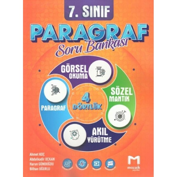 Mozaik Yayınları 7. Sınıf Paragraf Soru Bankası