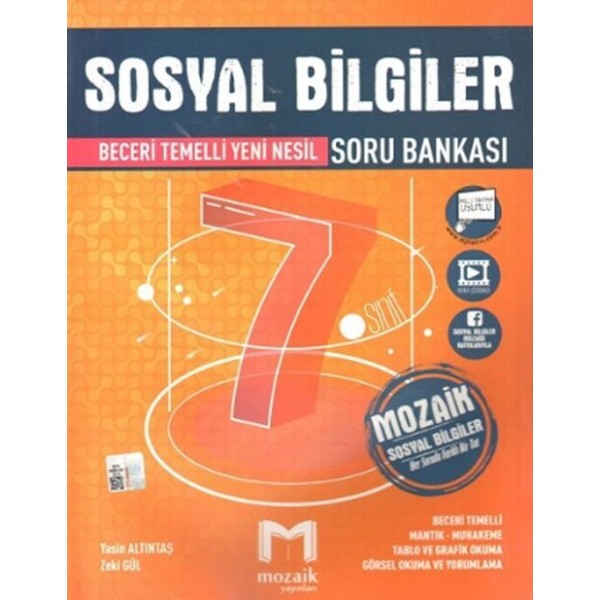 Mozaik Yayınları 7. Sınıf Sosyal Bilgiler Soru Bankası