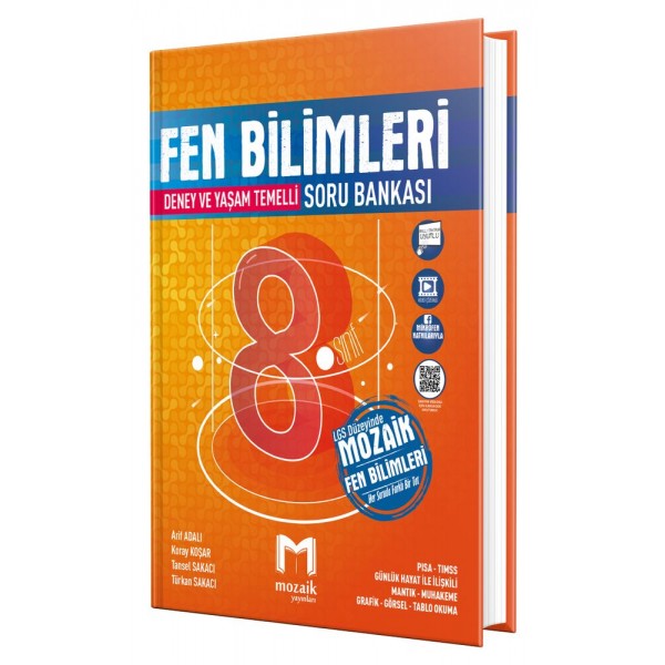 Mozaik Yayınları 8. Sınıf Fen Bilimleri Soru Bankası