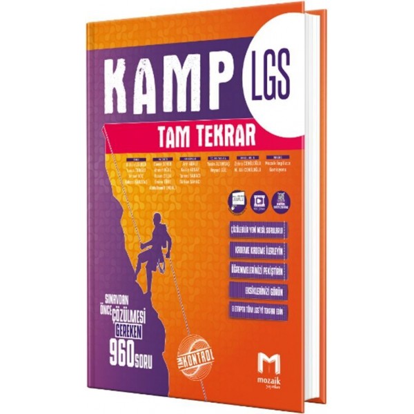 Mozaik Yayınları 8. Sınıf LGS Kamp Tam Tekrar