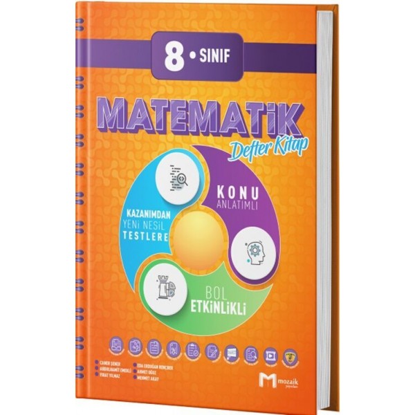 Mozaik Yayınları 8. Sınıf Matematik İntro Defter Kitap