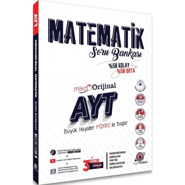 Oriijinal Yayınları Mikro AYT Matematik Soru Bankası