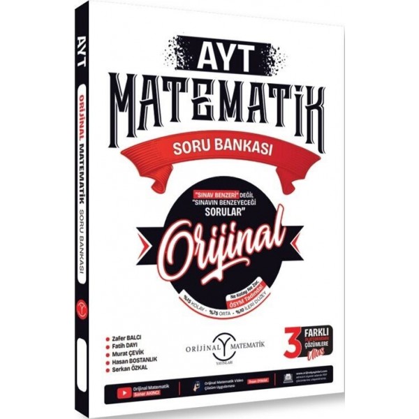 Oriijinal Yayınları AYT Orijinal Matematik Soru Bankası